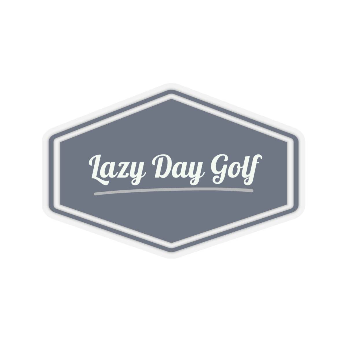 Lazy Day Golf Kiss-Cut Stickers | Perfect for Golf Lovers