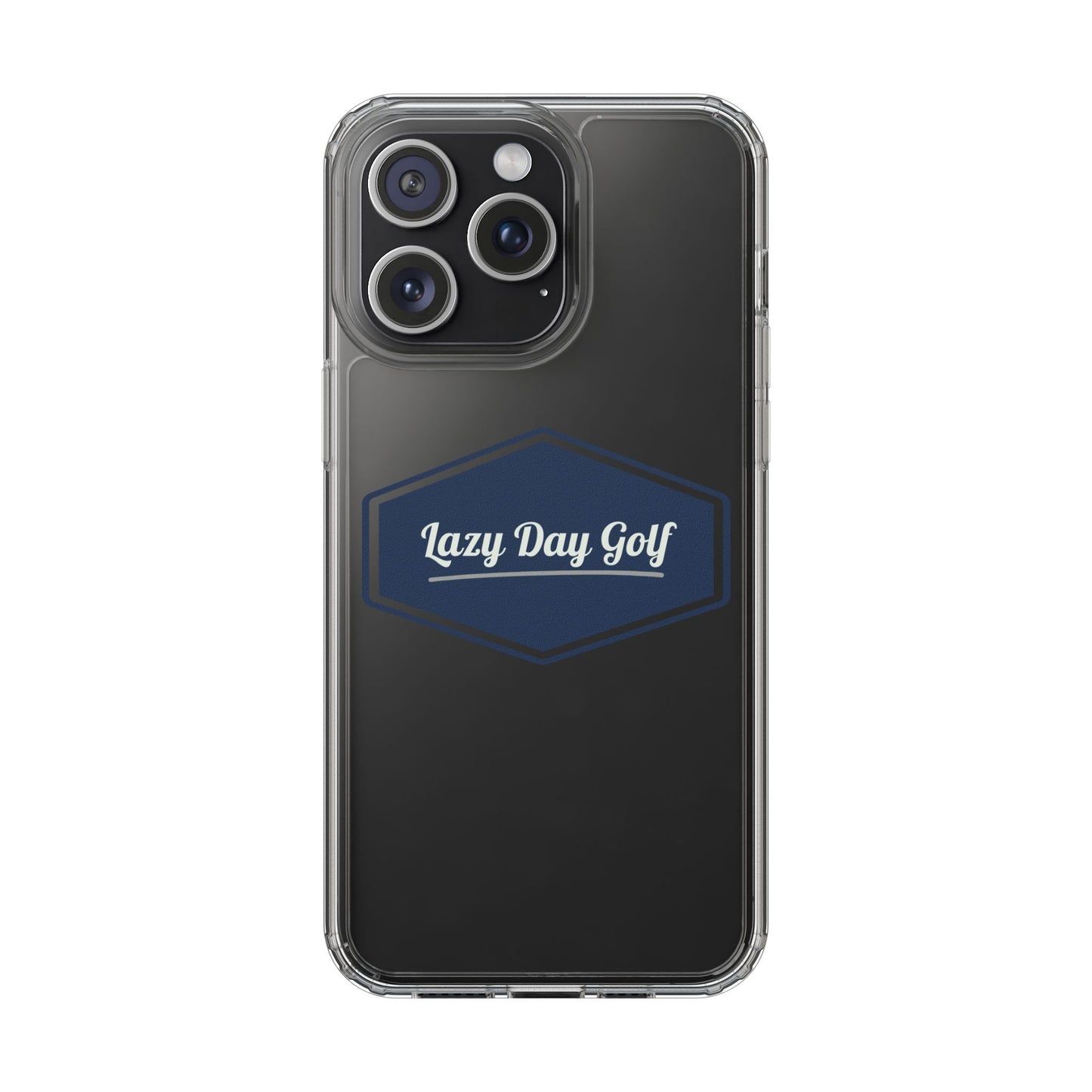 Lazy Day Golf Clear Phone Case - Durable, Stylish Protector for Golf Enthusiasts