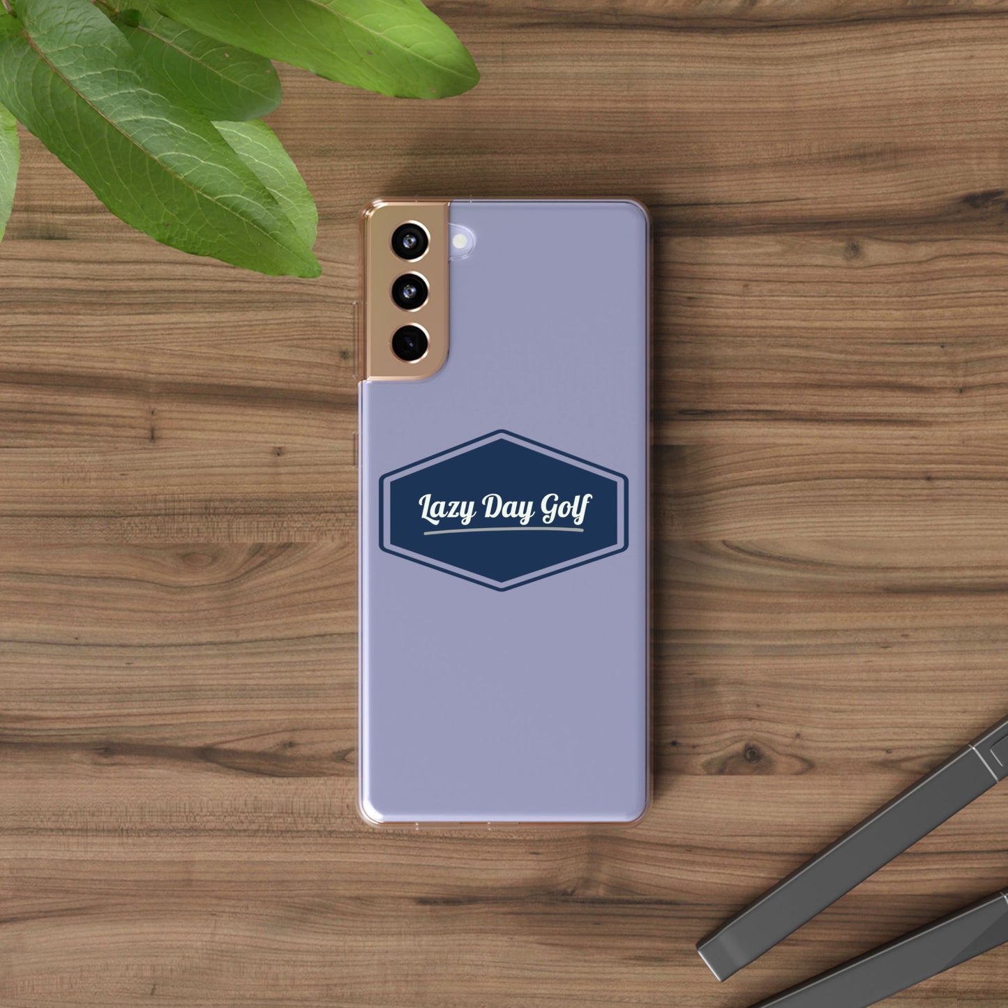 Lazy Day Golf Clear Phone Case - Durable, Stylish Protector for Golf Enthusiasts