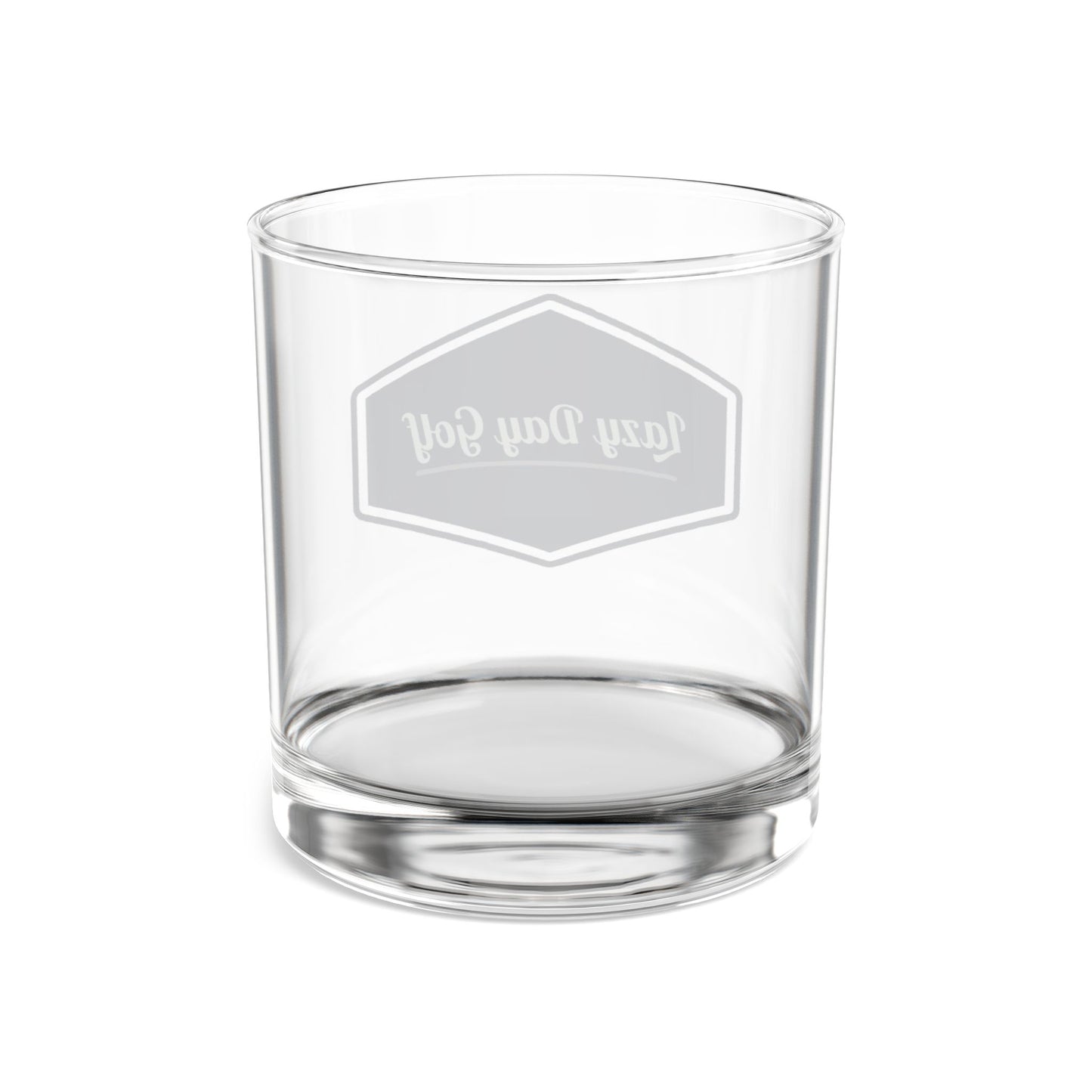 Lazy Day Golf Rocks Glass - 10oz Whiskey Tumbler for Golf Lovers