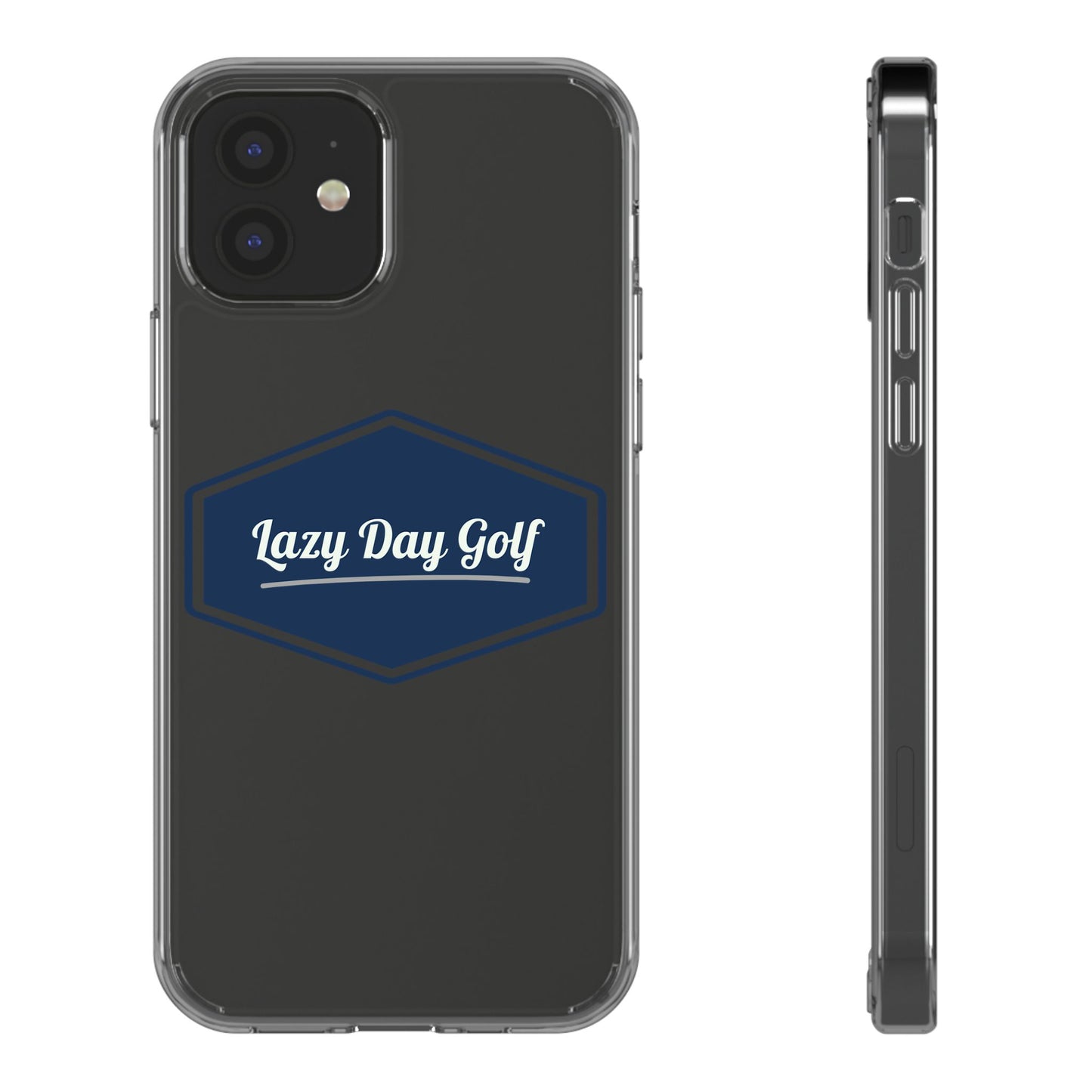 Lazy Day Golf Clear Phone Case - Durable, Stylish Protector for Golf Enthusiasts