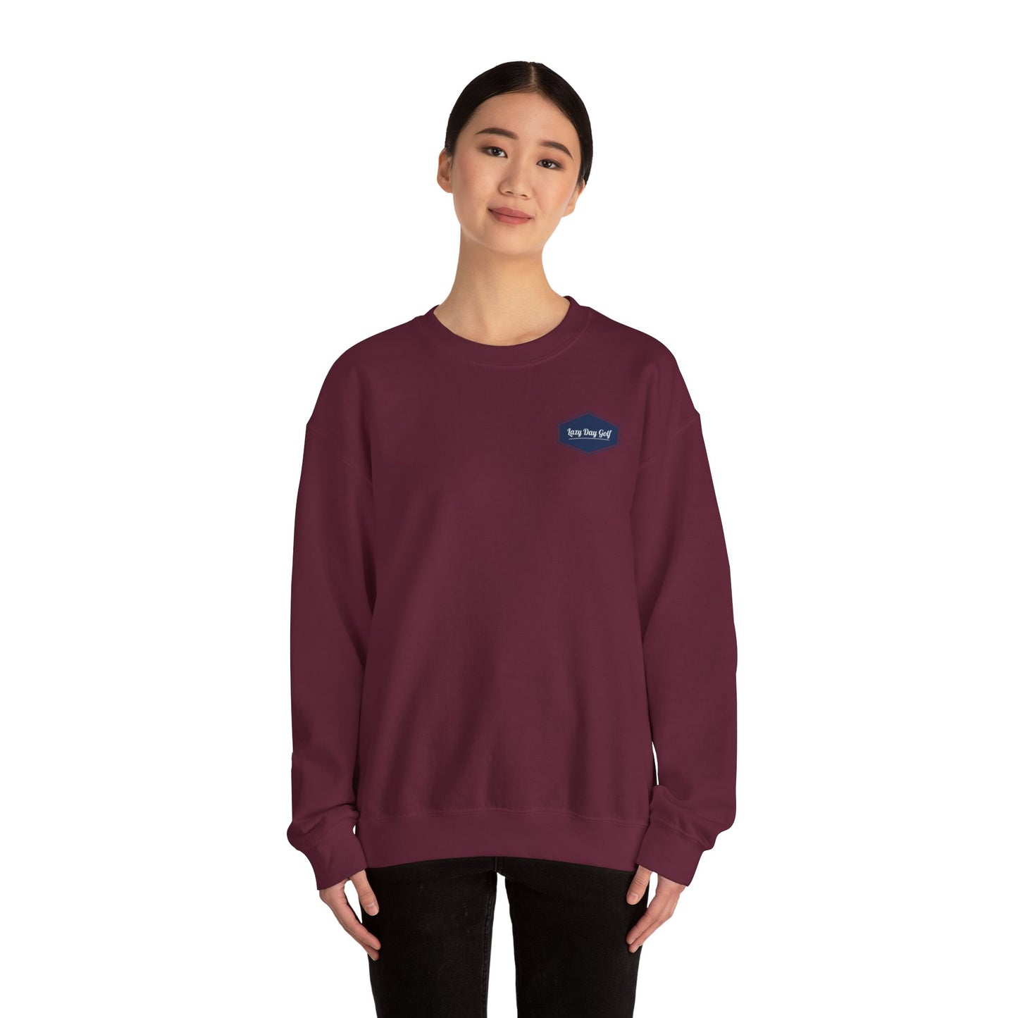 Lazy Day Golf Unisex Crewneck Sweatshirt - Chill Vibe for Golf Lovers