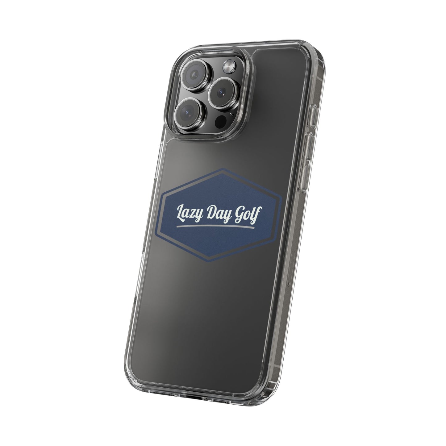 Lazy Day Golf Clear Phone Case - Durable, Stylish Protector for Golf Enthusiasts