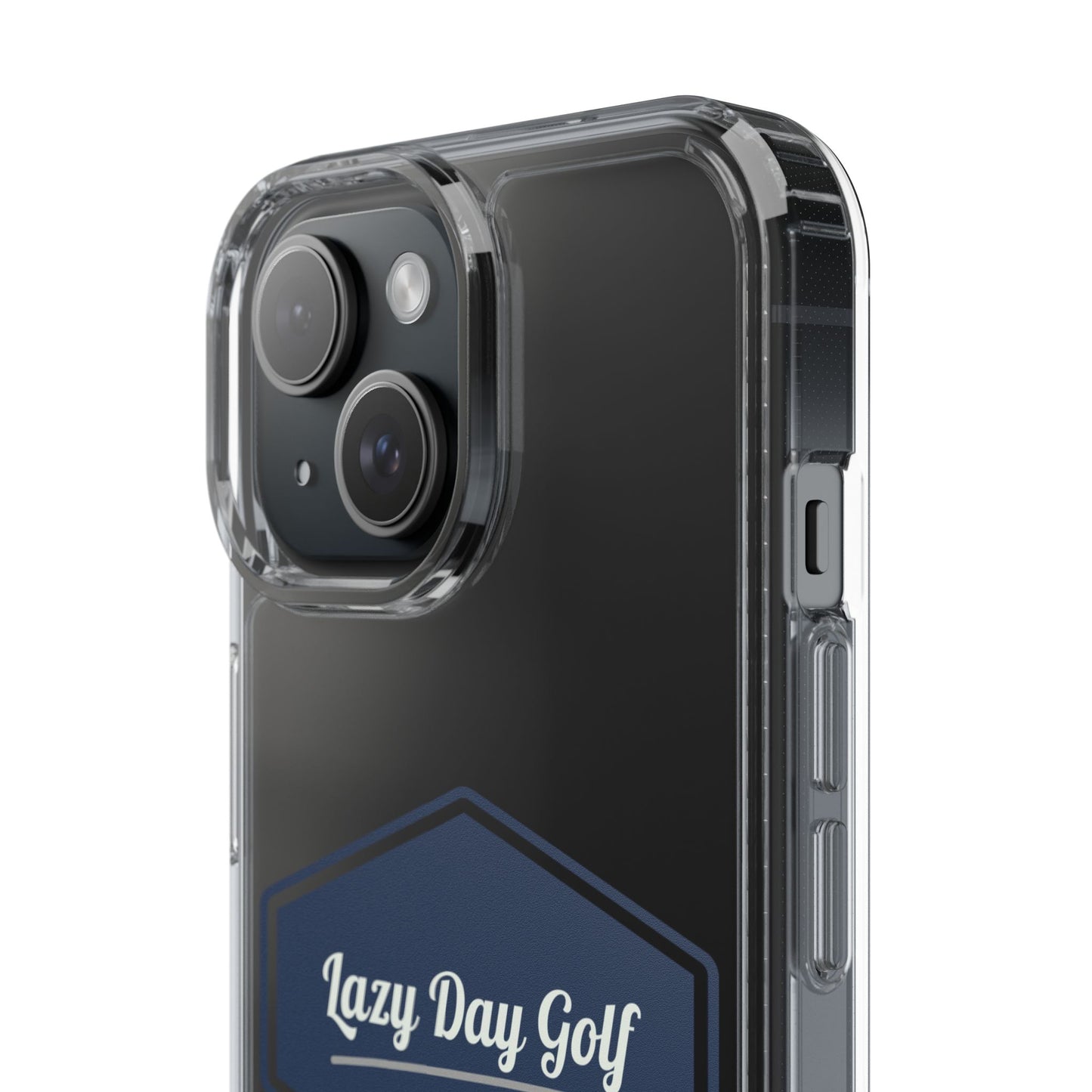 Lazy Day Golf Clear Phone Case - Durable, Stylish Protector for Golf Enthusiasts