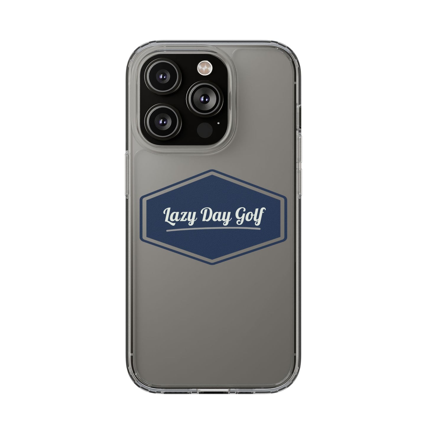 Lazy Day Golf Clear Phone Case - Durable, Stylish Protector for Golf Enthusiasts