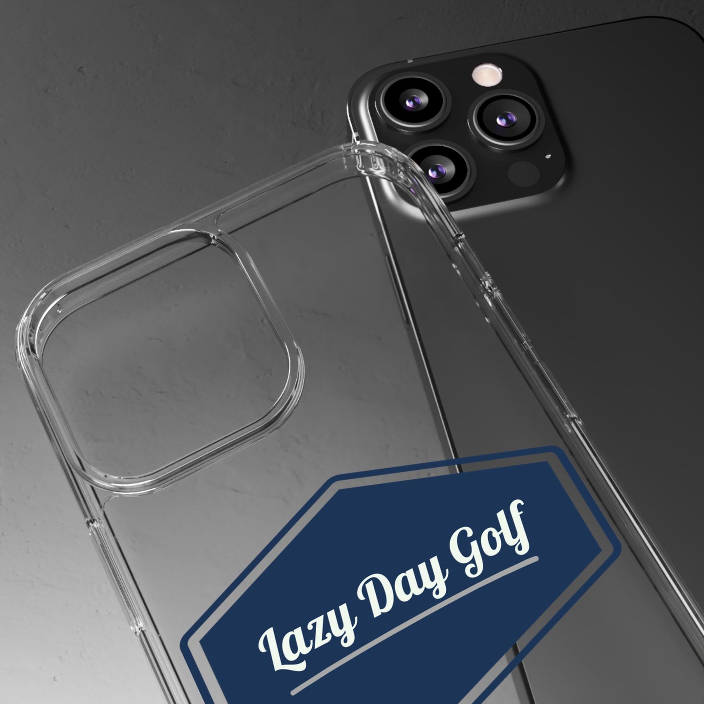 Lazy Day Golf Clear Phone Case - Durable, Stylish Protector for Golf Enthusiasts