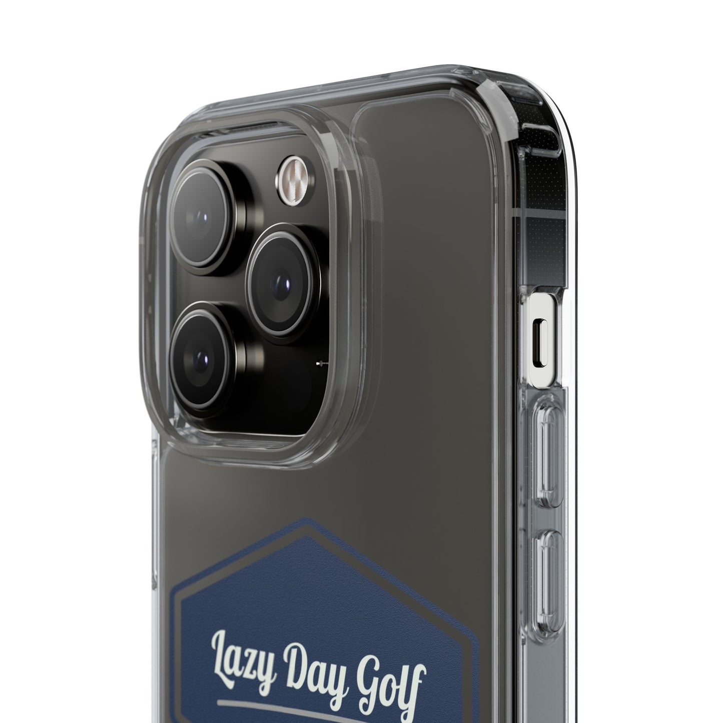 Lazy Day Golf Clear Phone Case - Durable, Stylish Protector for Golf Enthusiasts