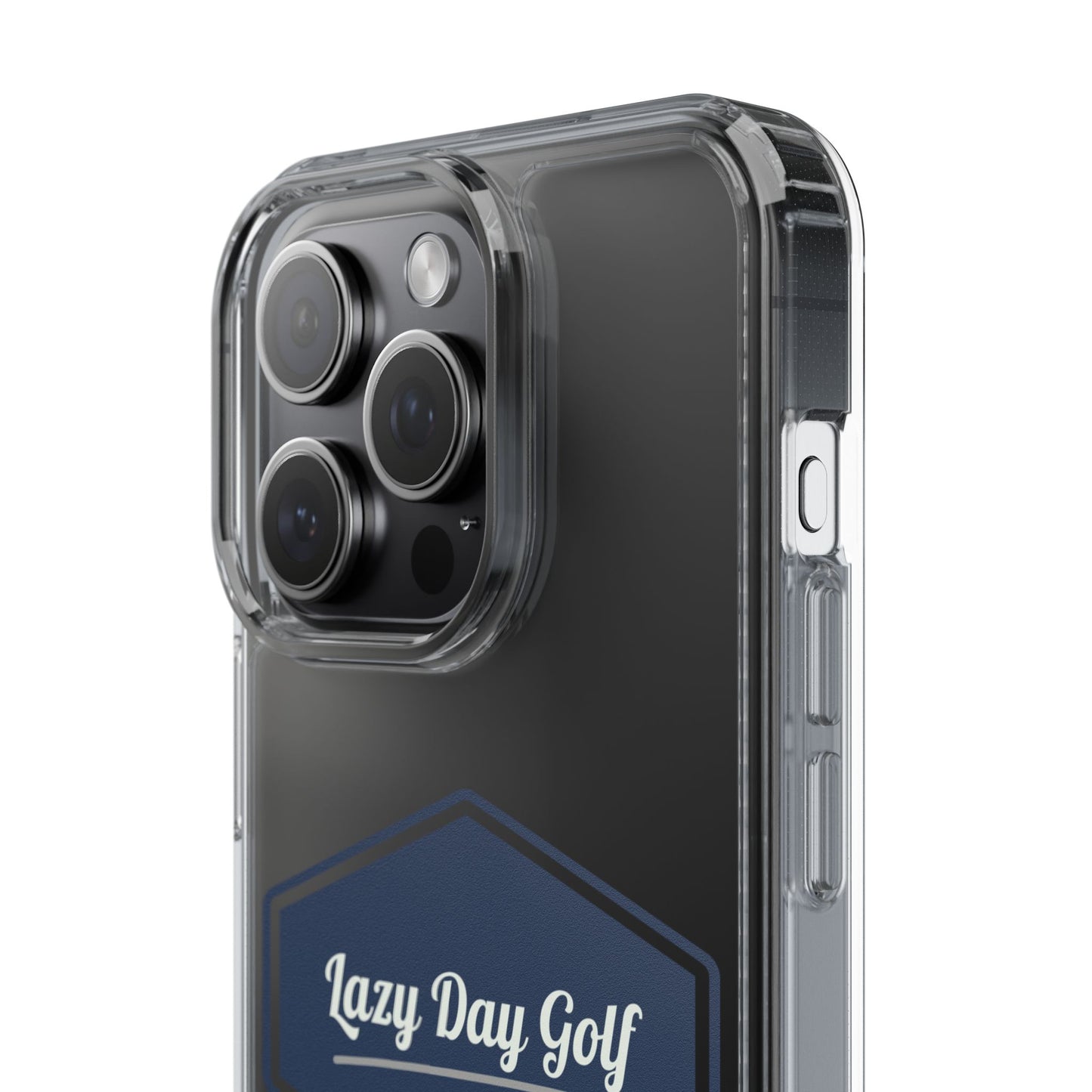 Lazy Day Golf Clear Phone Case - Durable, Stylish Protector for Golf Enthusiasts