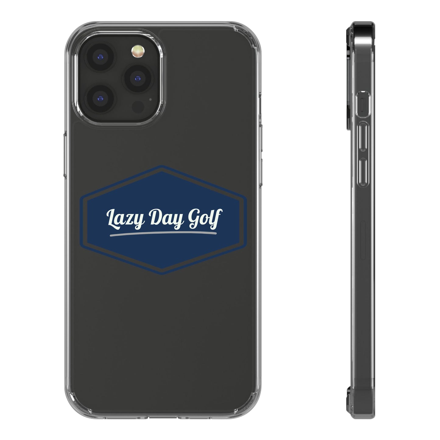 Lazy Day Golf Clear Phone Case - Durable, Stylish Protector for Golf Enthusiasts