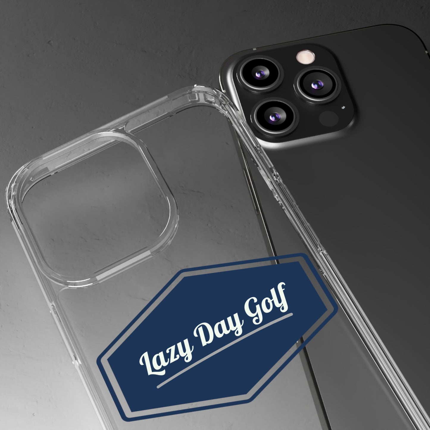 Lazy Day Golf Clear Phone Case - Durable, Stylish Protector for Golf Enthusiasts