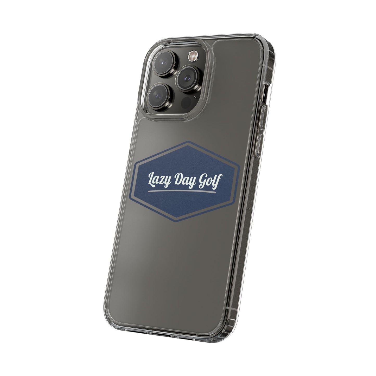 Lazy Day Golf Clear Phone Case - Durable, Stylish Protector for Golf Enthusiasts