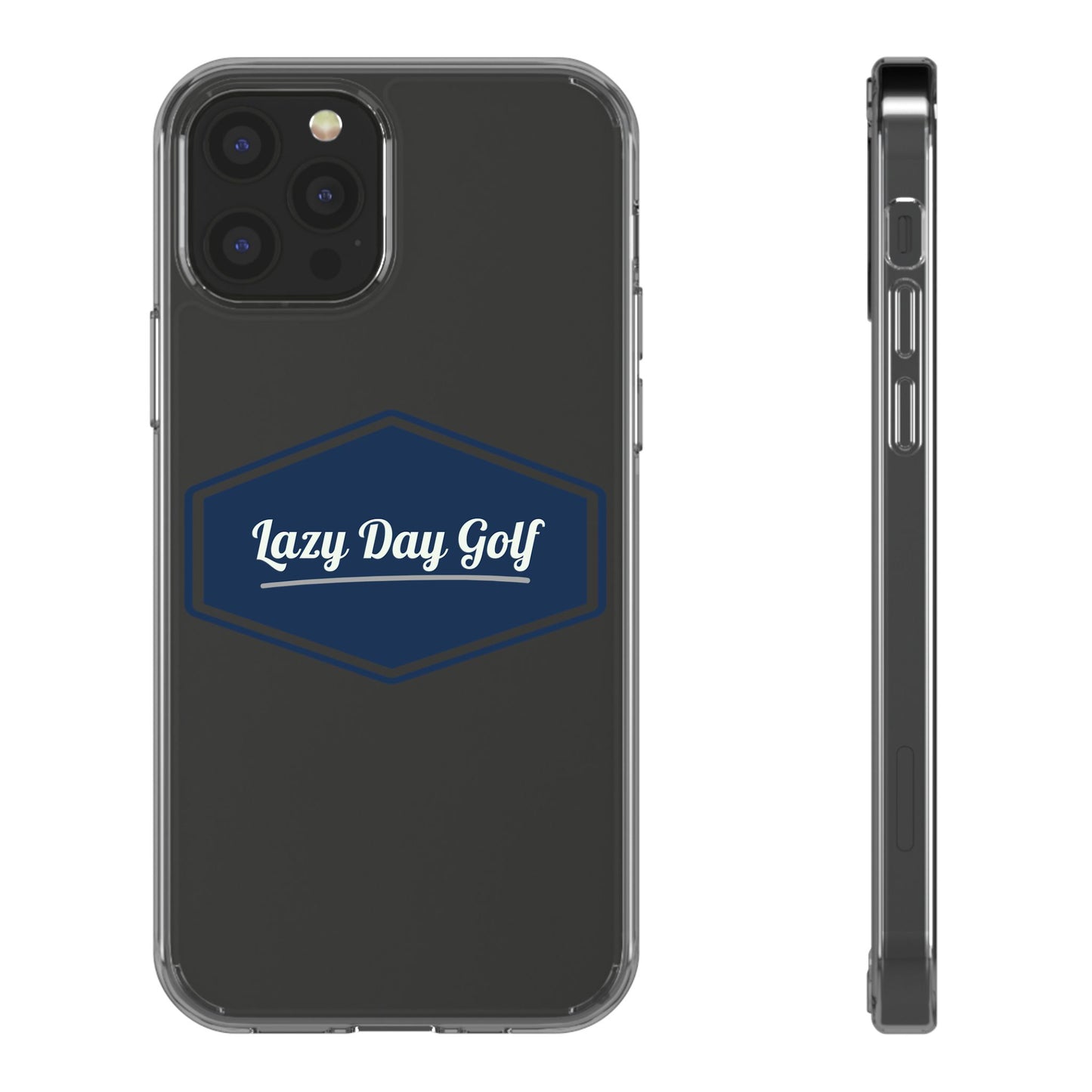 Lazy Day Golf Clear Phone Case - Durable, Stylish Protector for Golf Enthusiasts