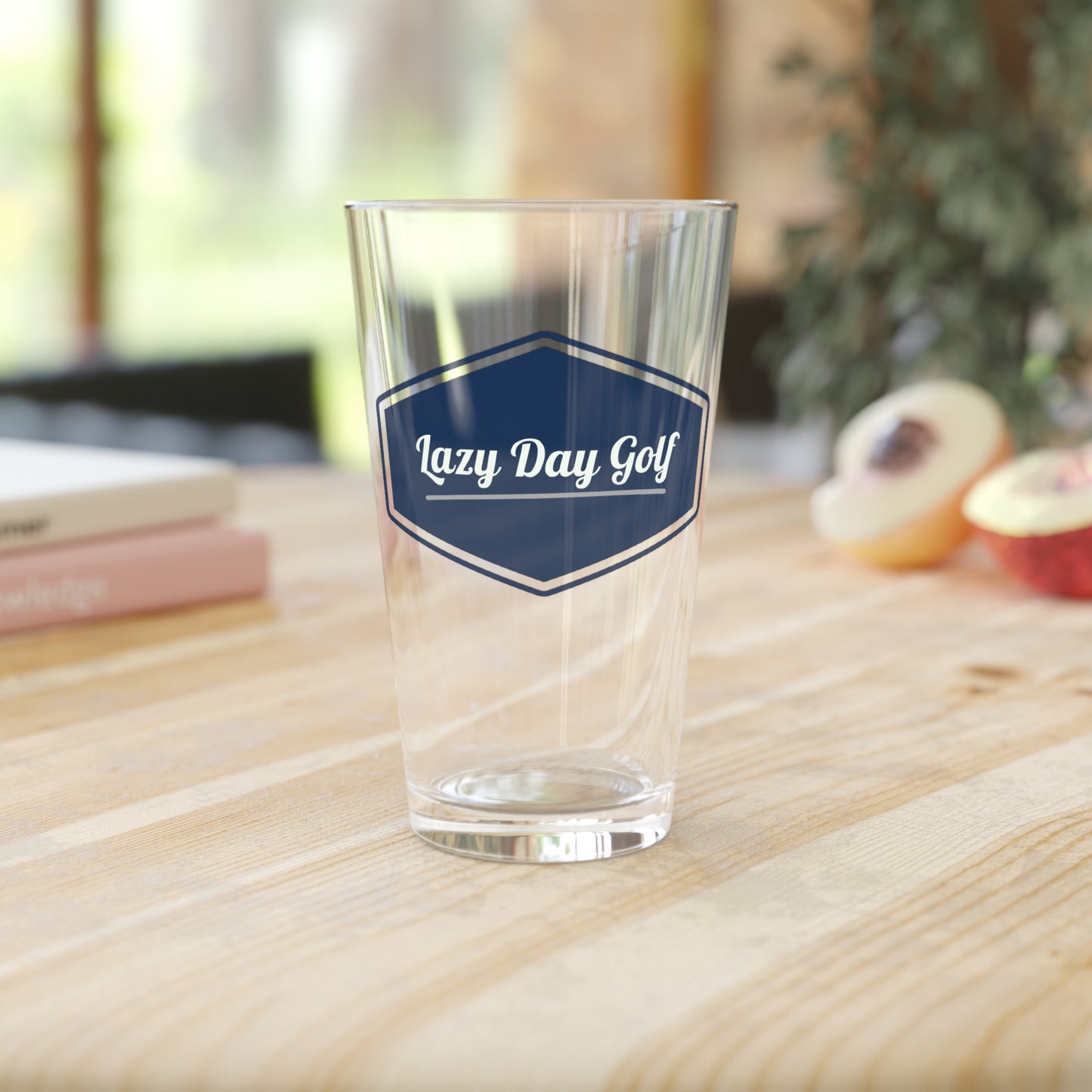 Lazy Day Golf 16oz Pint Glass - Perfect for Golf Lovers