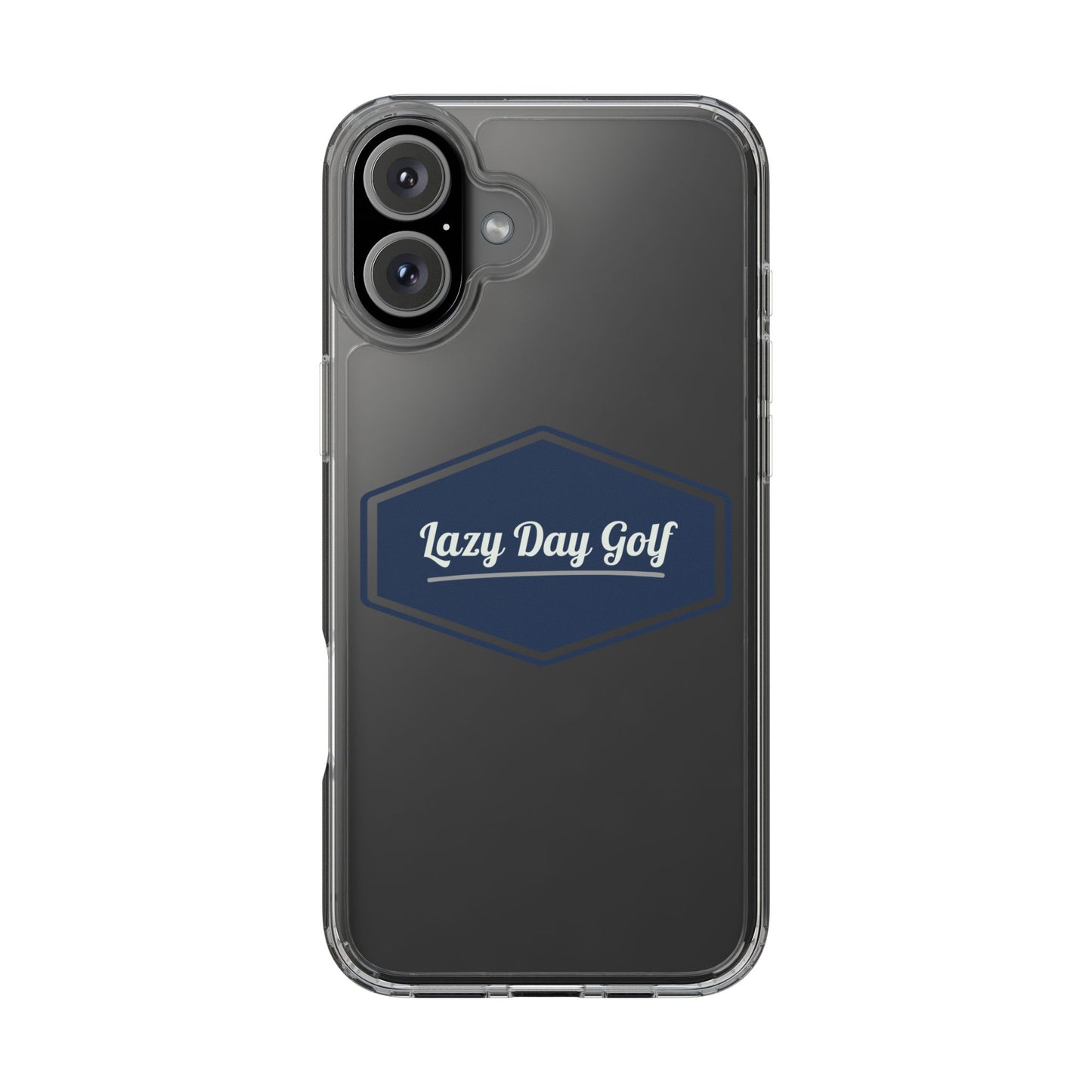 Lazy Day Golf Clear Phone Case - Durable, Stylish Protector for Golf Enthusiasts