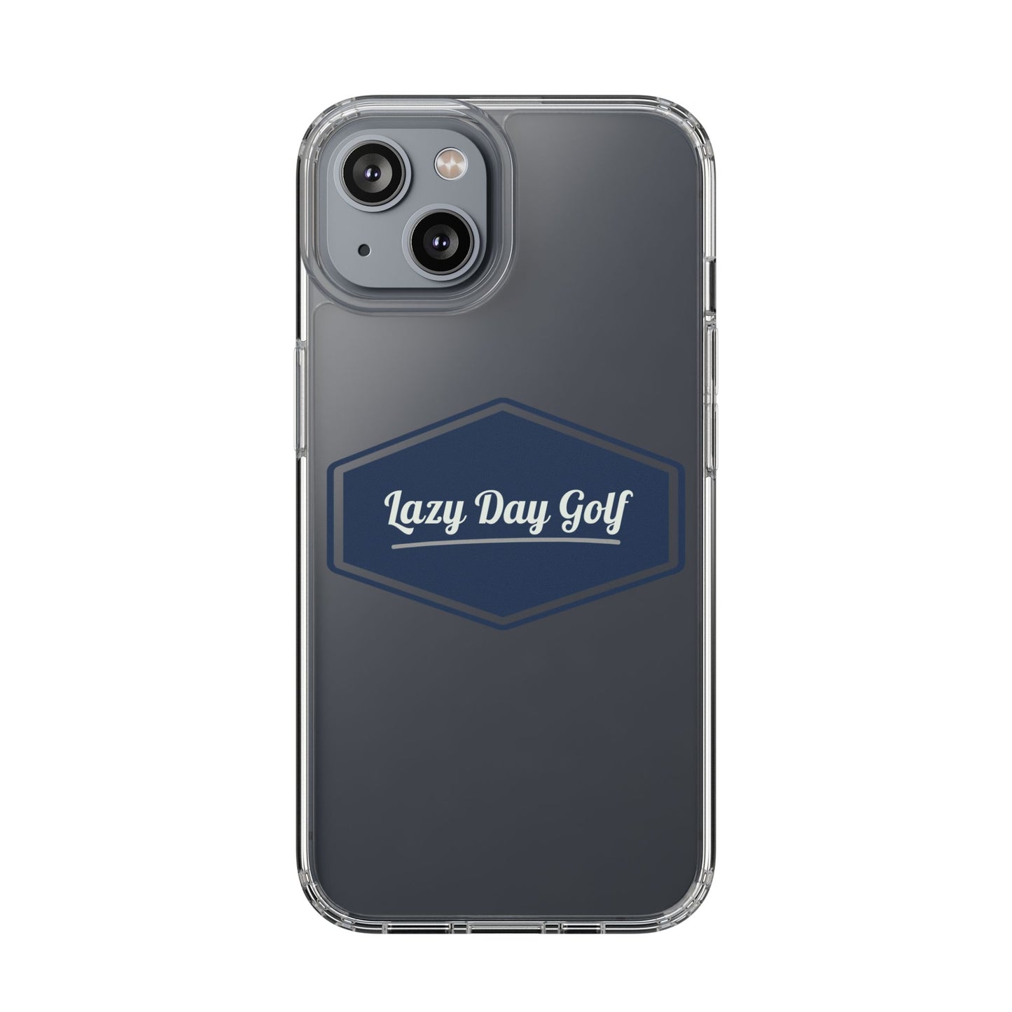 Lazy Day Golf Clear Phone Case - Durable, Stylish Protector for Golf Enthusiasts