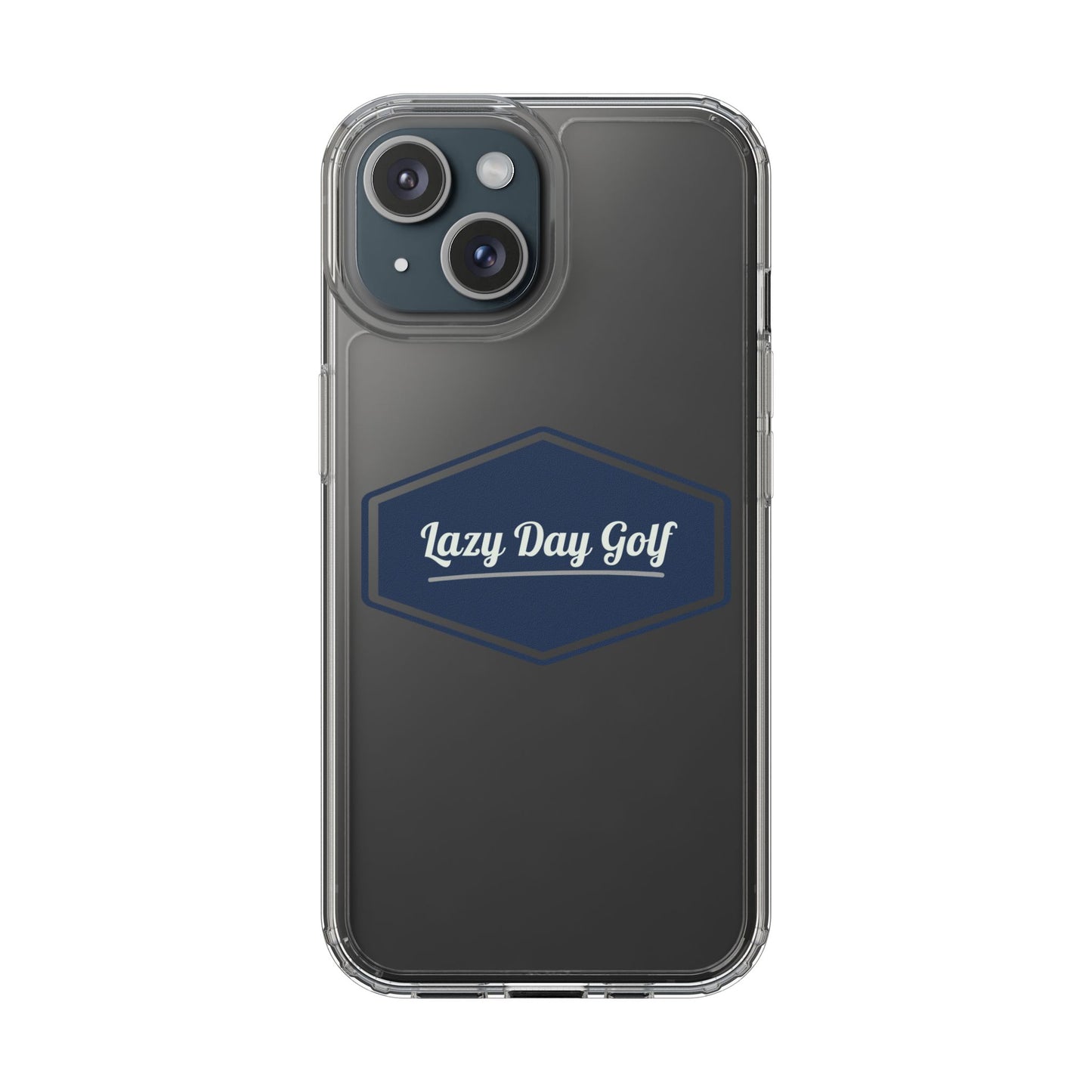 Lazy Day Golf Clear Phone Case - Durable, Stylish Protector for Golf Enthusiasts