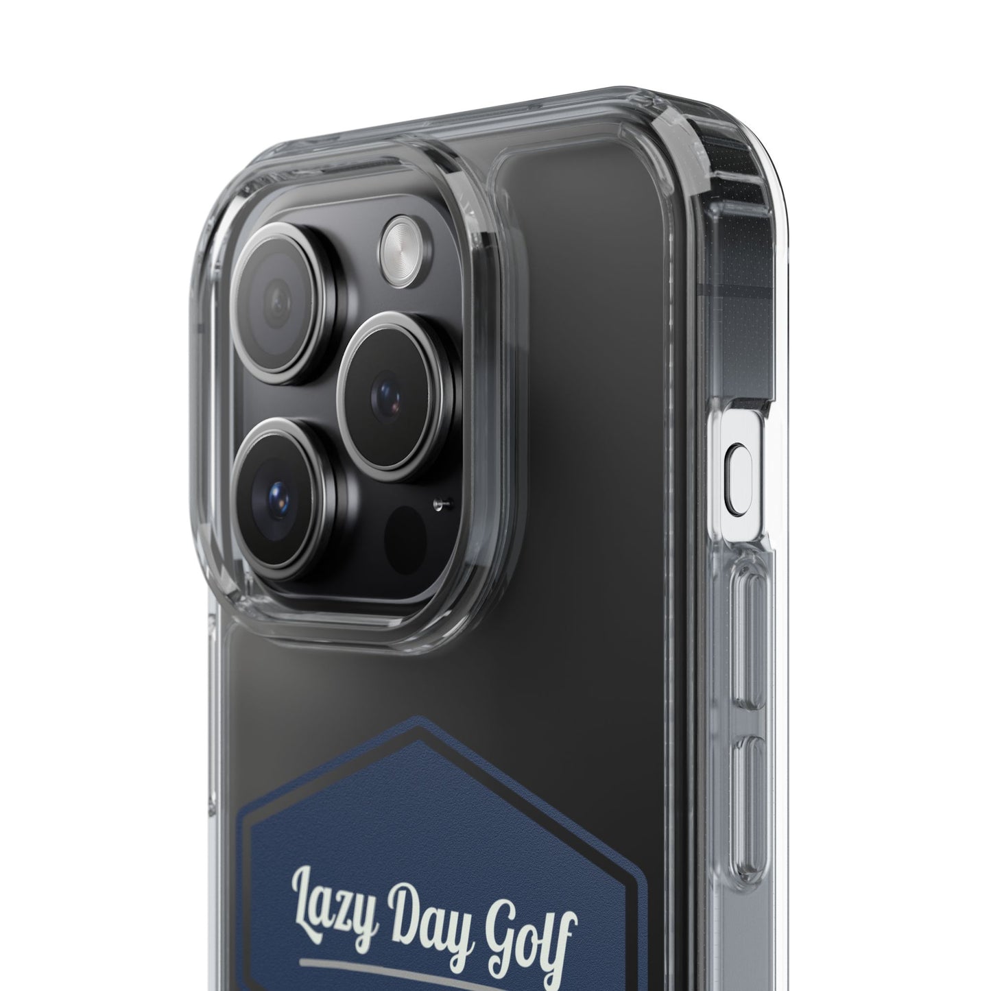 Lazy Day Golf Clear Phone Case - Durable, Stylish Protector for Golf Enthusiasts