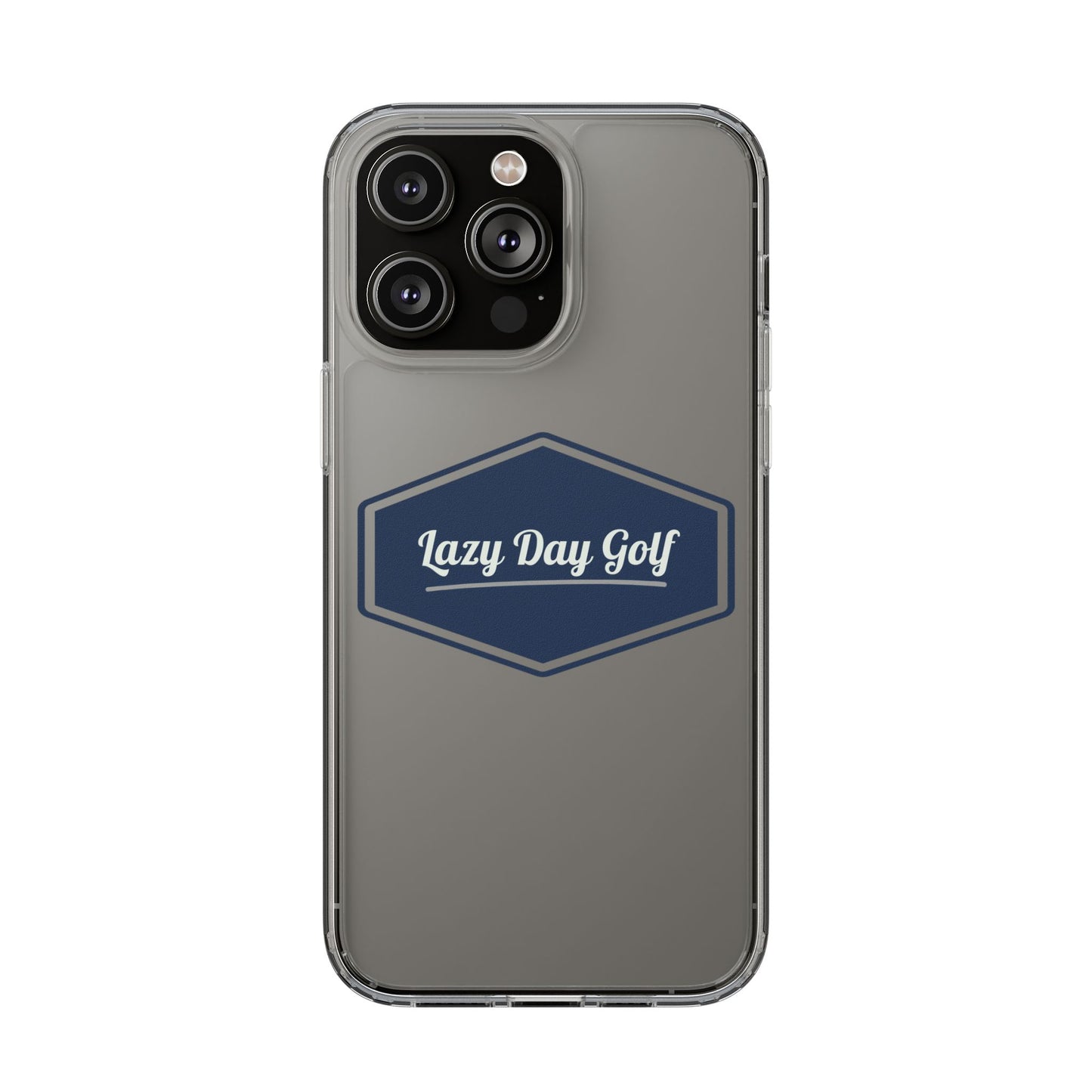 Lazy Day Golf Clear Phone Case - Durable, Stylish Protector for Golf Enthusiasts