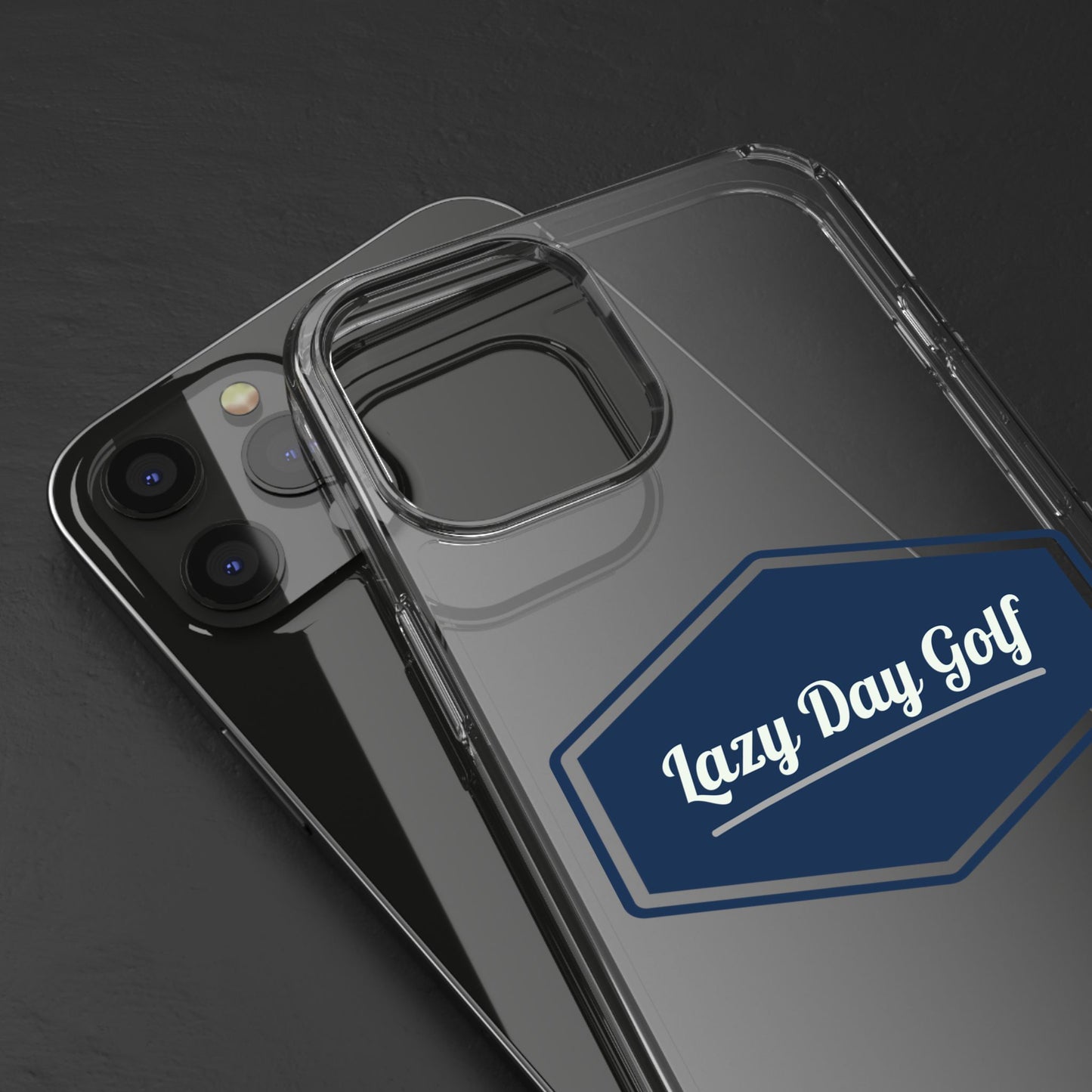 Lazy Day Golf Clear Phone Case - Durable, Stylish Protector for Golf Enthusiasts