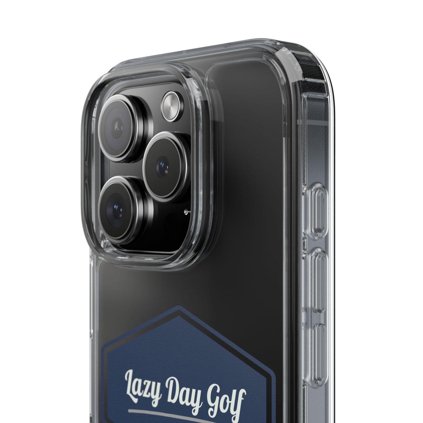 Lazy Day Golf Clear Phone Case - Durable, Stylish Protector for Golf Enthusiasts