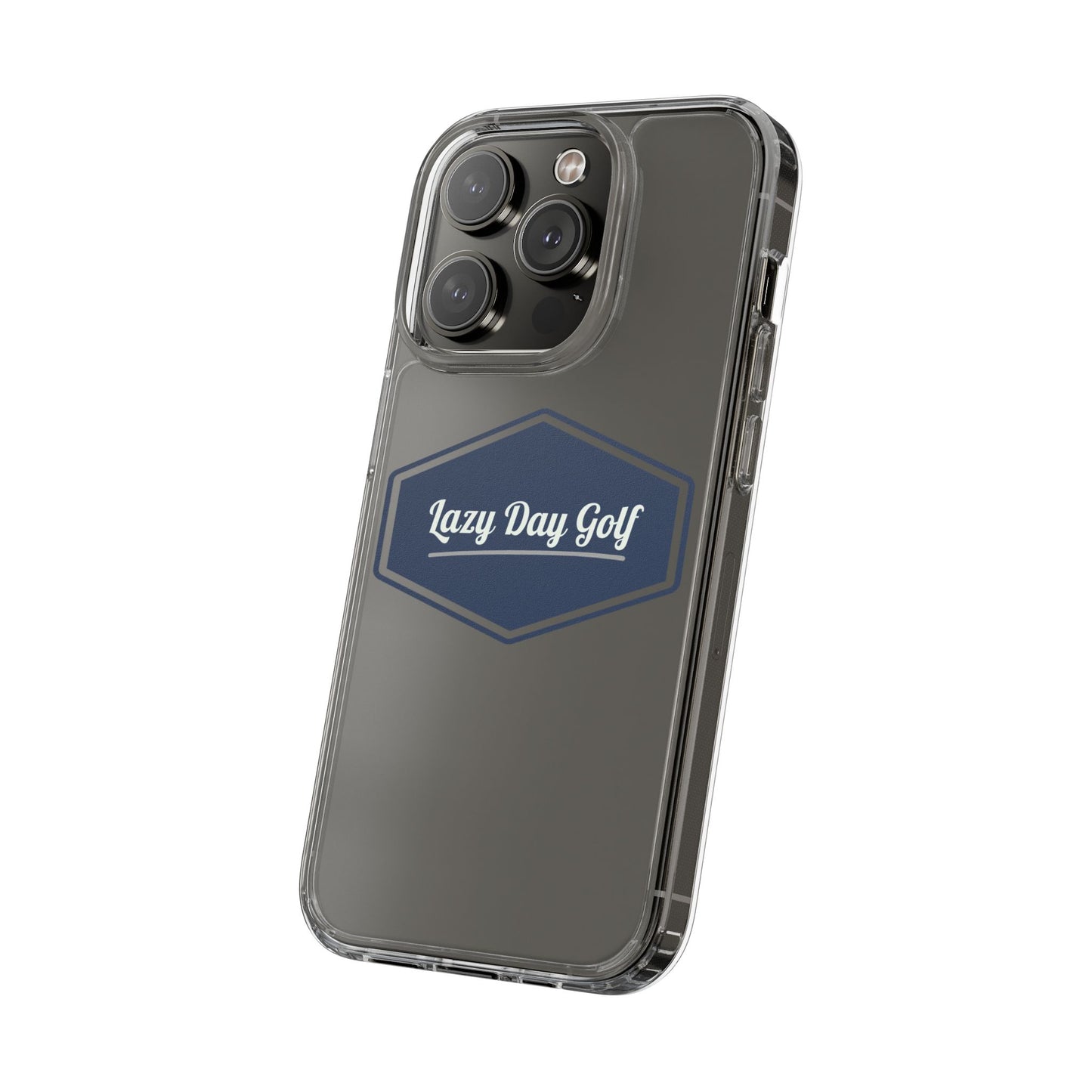 Lazy Day Golf Clear Phone Case - Durable, Stylish Protector for Golf Enthusiasts