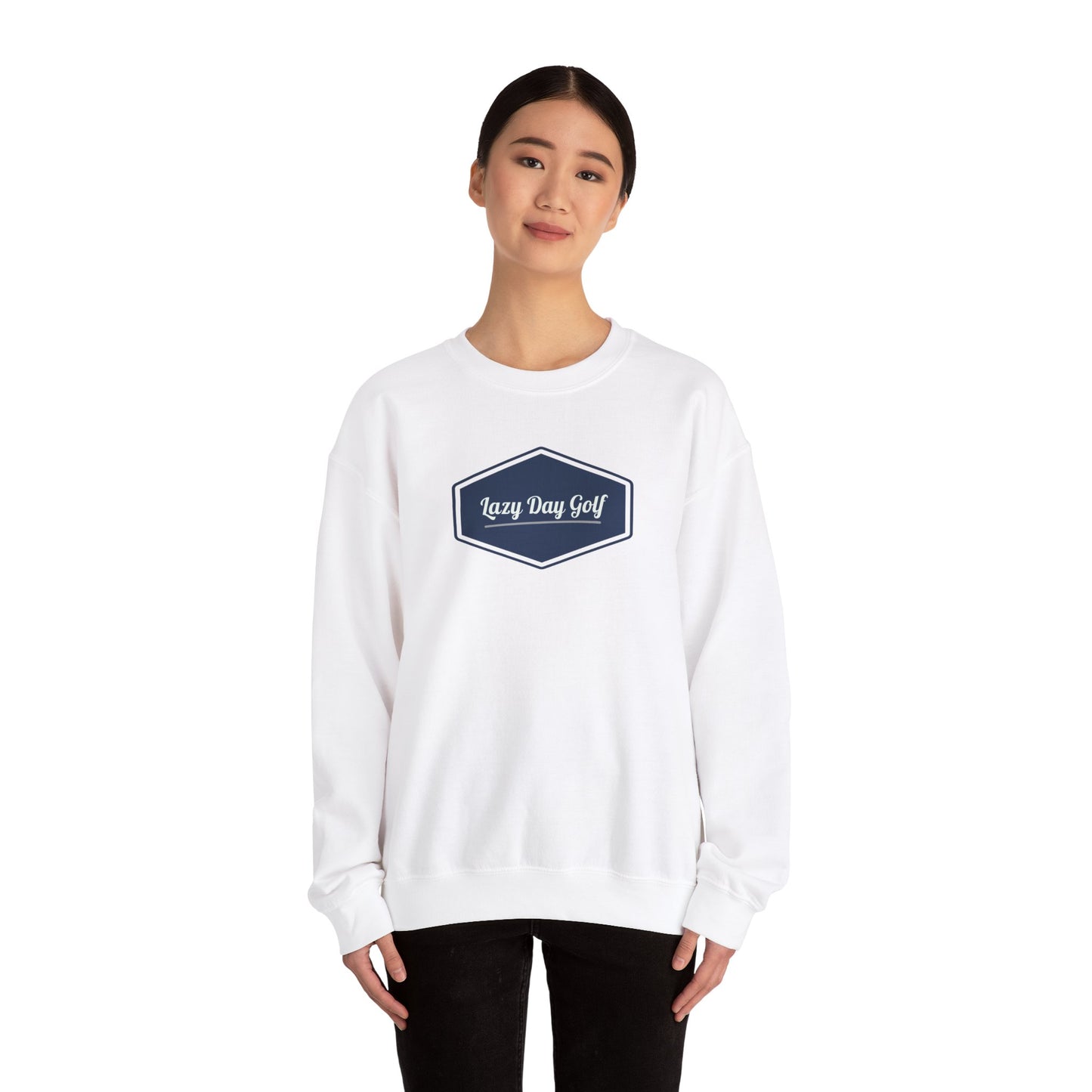 Lazy Day Golf Unisex Crewneck Sweatshirt - Chill Vibe for Golf Lovers