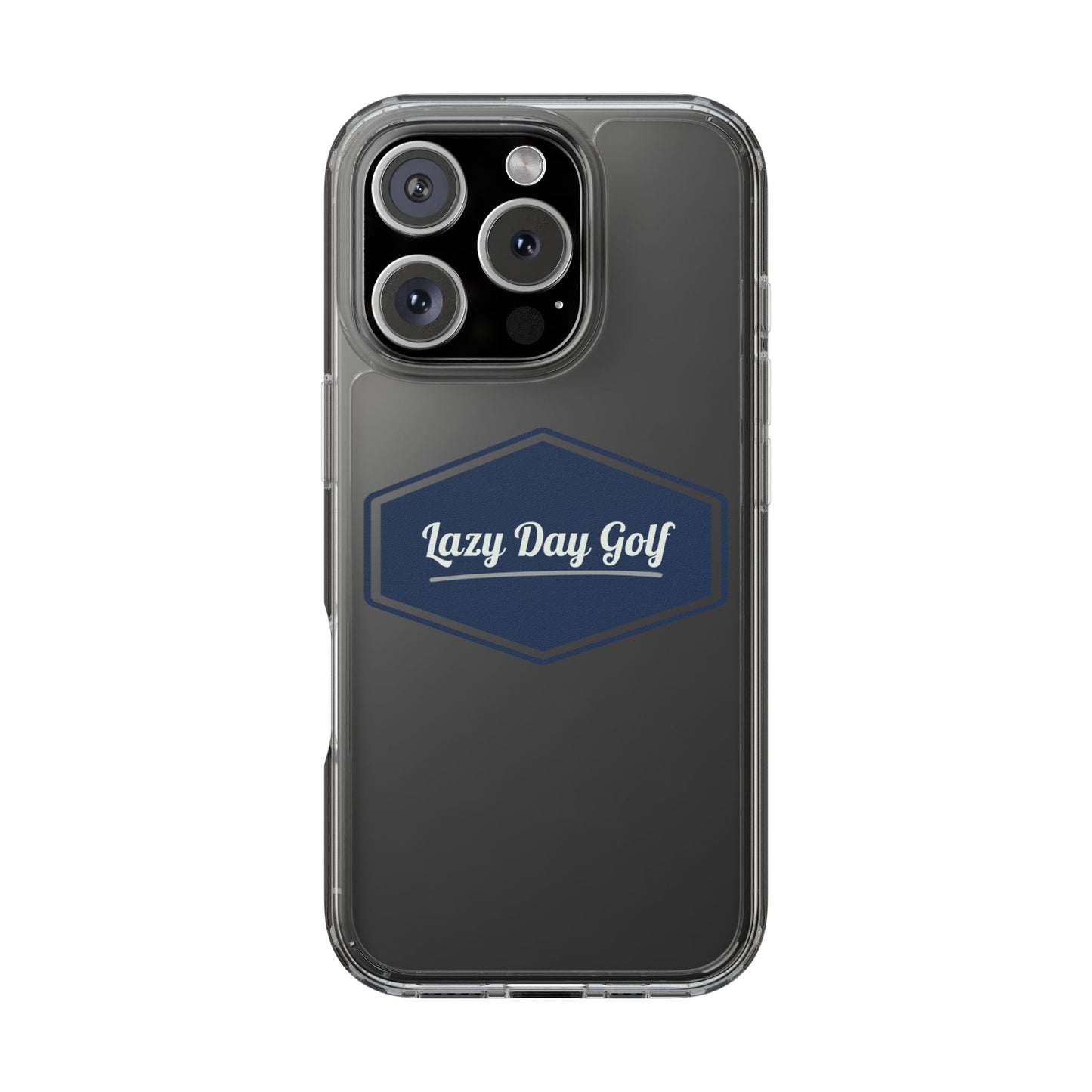 Lazy Day Golf Clear Phone Case - Durable, Stylish Protector for Golf Enthusiasts