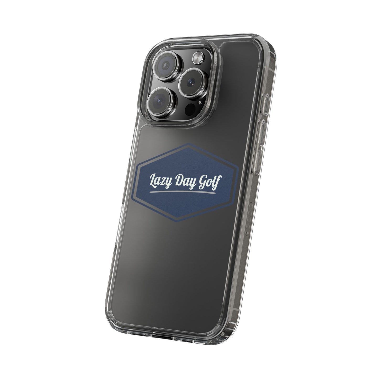 Lazy Day Golf Clear Phone Case - Durable, Stylish Protector for Golf Enthusiasts