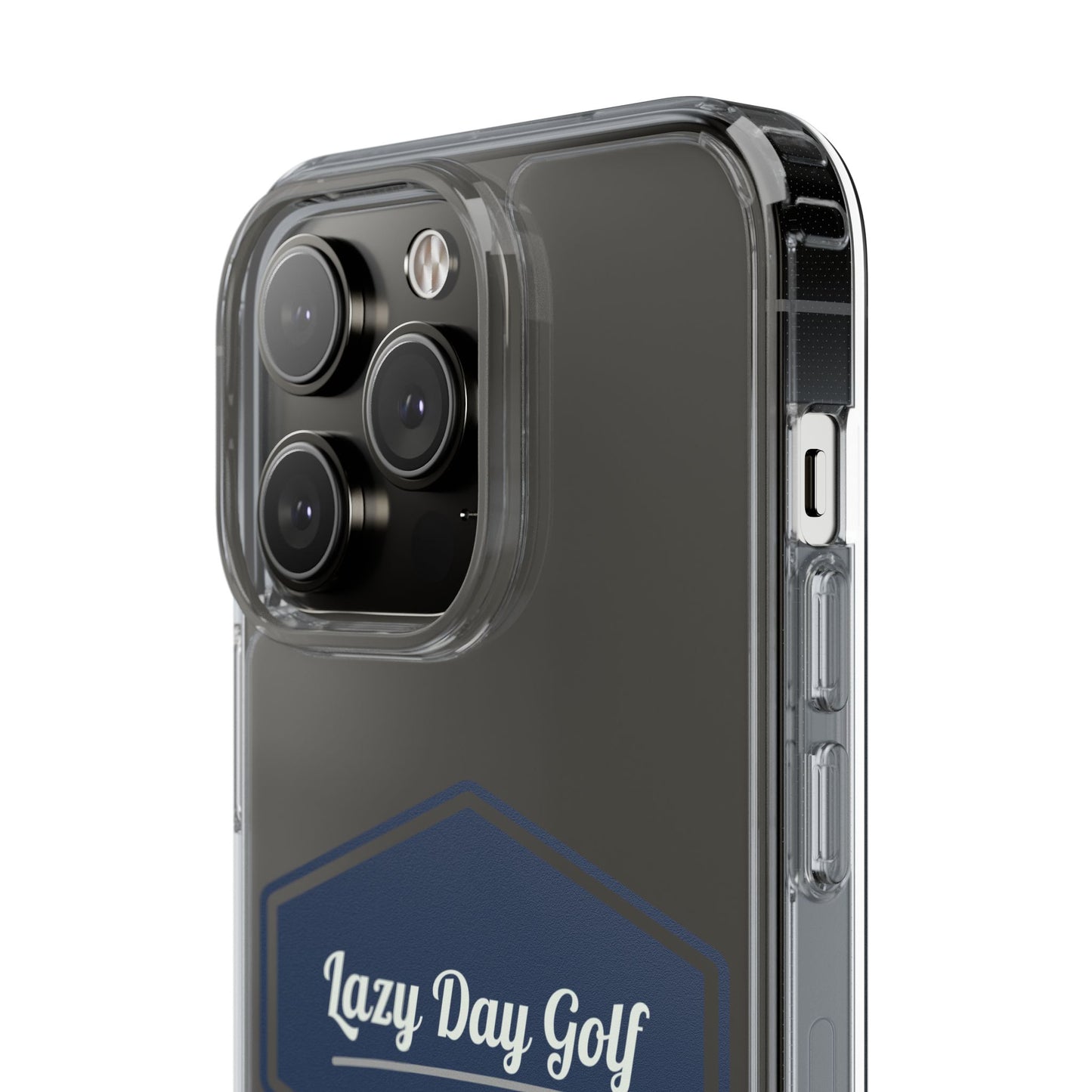 Lazy Day Golf Clear Phone Case - Durable, Stylish Protector for Golf Enthusiasts