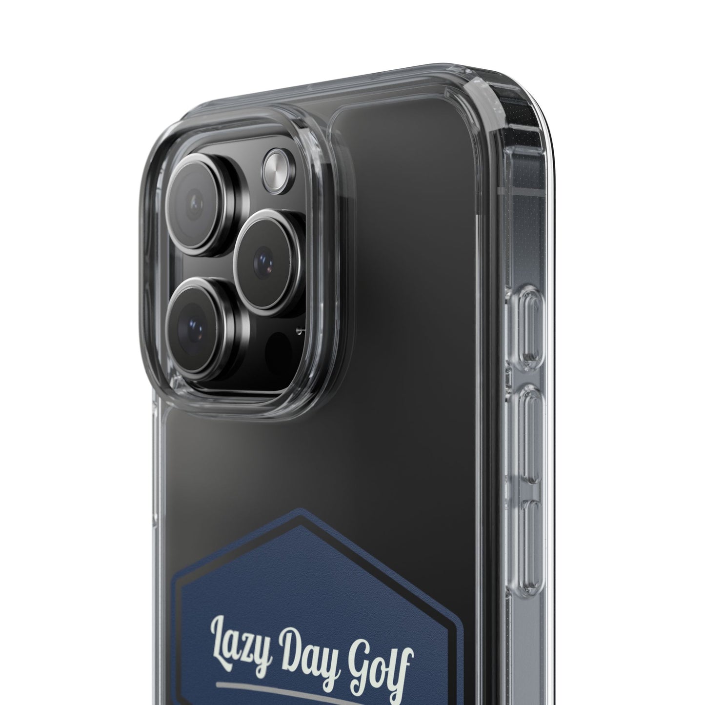 Lazy Day Golf Clear Phone Case - Durable, Stylish Protector for Golf Enthusiasts