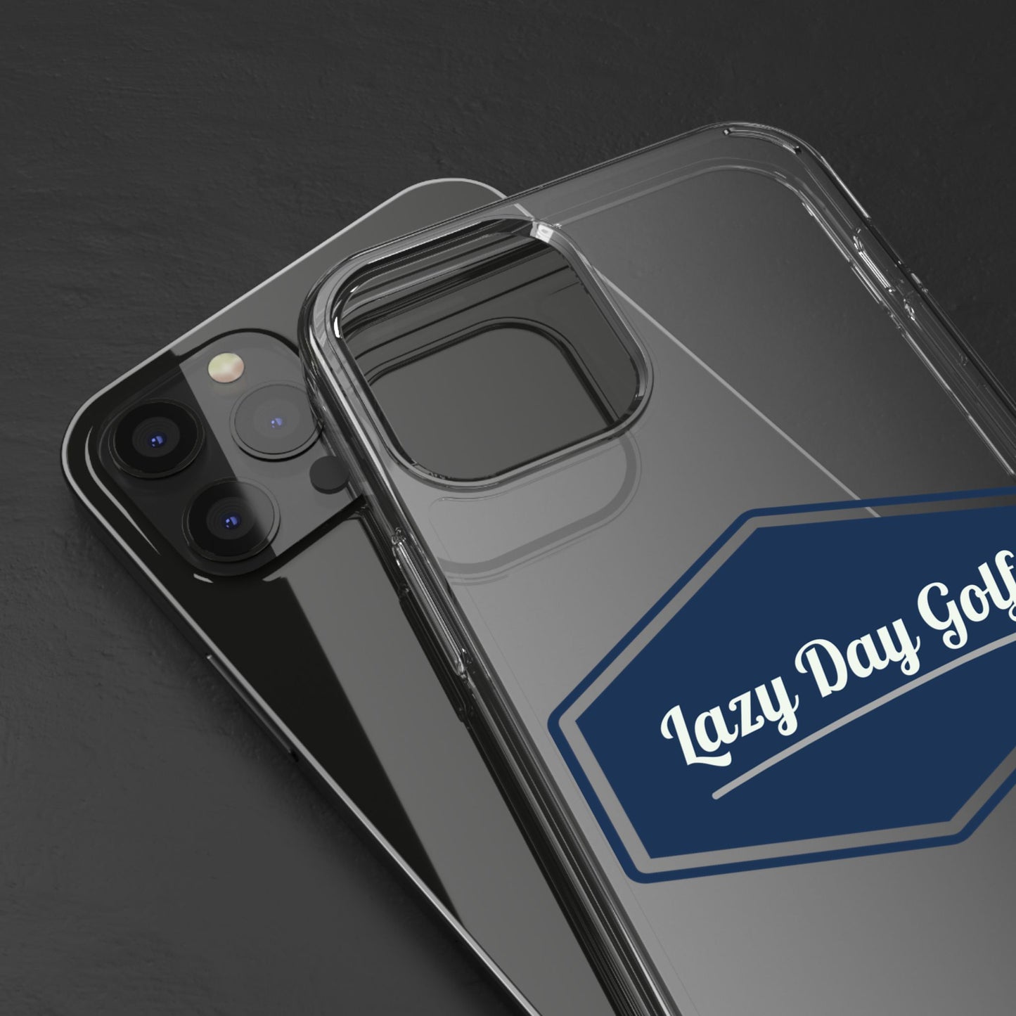 Lazy Day Golf Clear Phone Case - Durable, Stylish Protector for Golf Enthusiasts