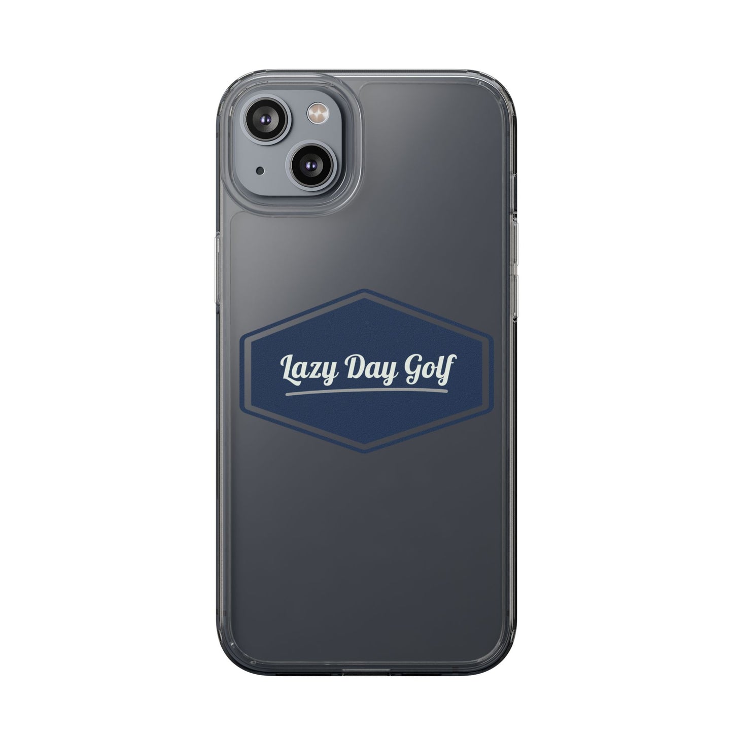 Lazy Day Golf Clear Phone Case - Durable, Stylish Protector for Golf Enthusiasts