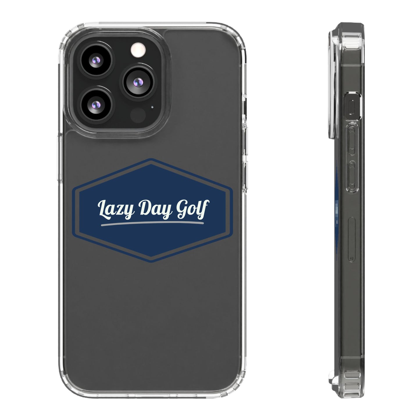 Lazy Day Golf Clear Phone Case - Durable, Stylish Protector for Golf Enthusiasts