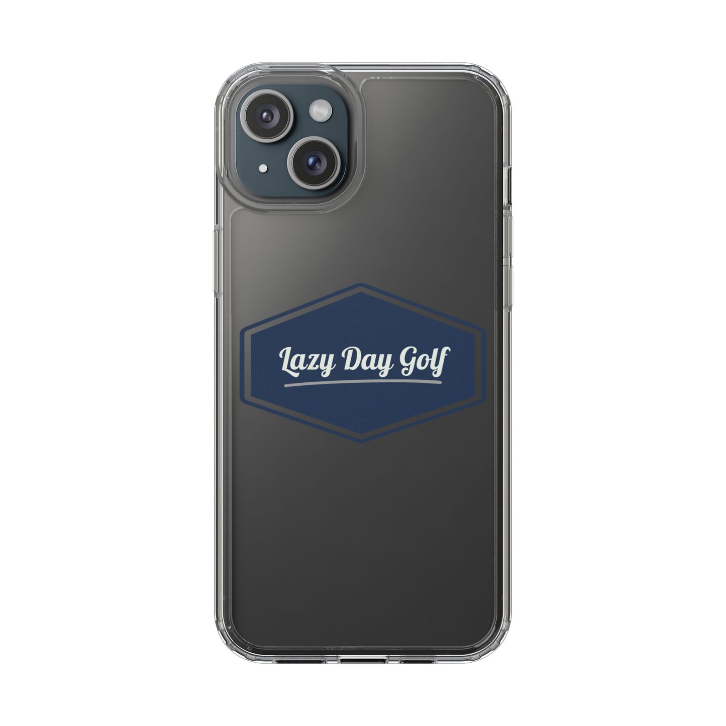 Lazy Day Golf Clear Phone Case - Durable, Stylish Protector for Golf Enthusiasts