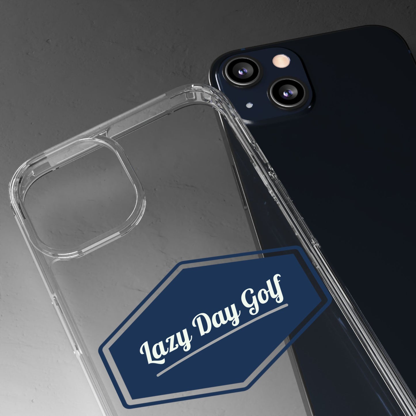 Lazy Day Golf Clear Phone Case - Durable, Stylish Protector for Golf Enthusiasts