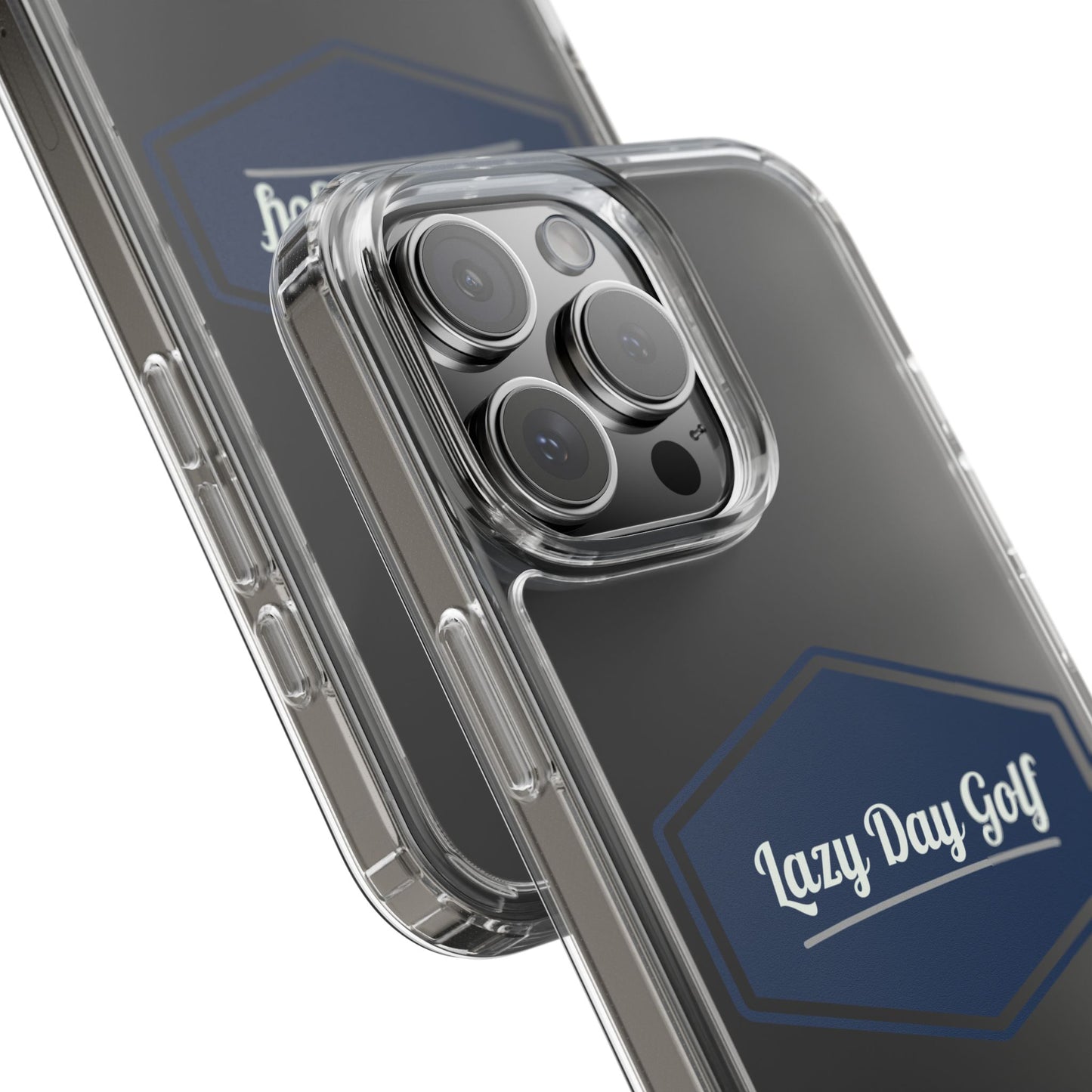 Lazy Day Golf Clear Phone Case - Durable, Stylish Protector for Golf Enthusiasts