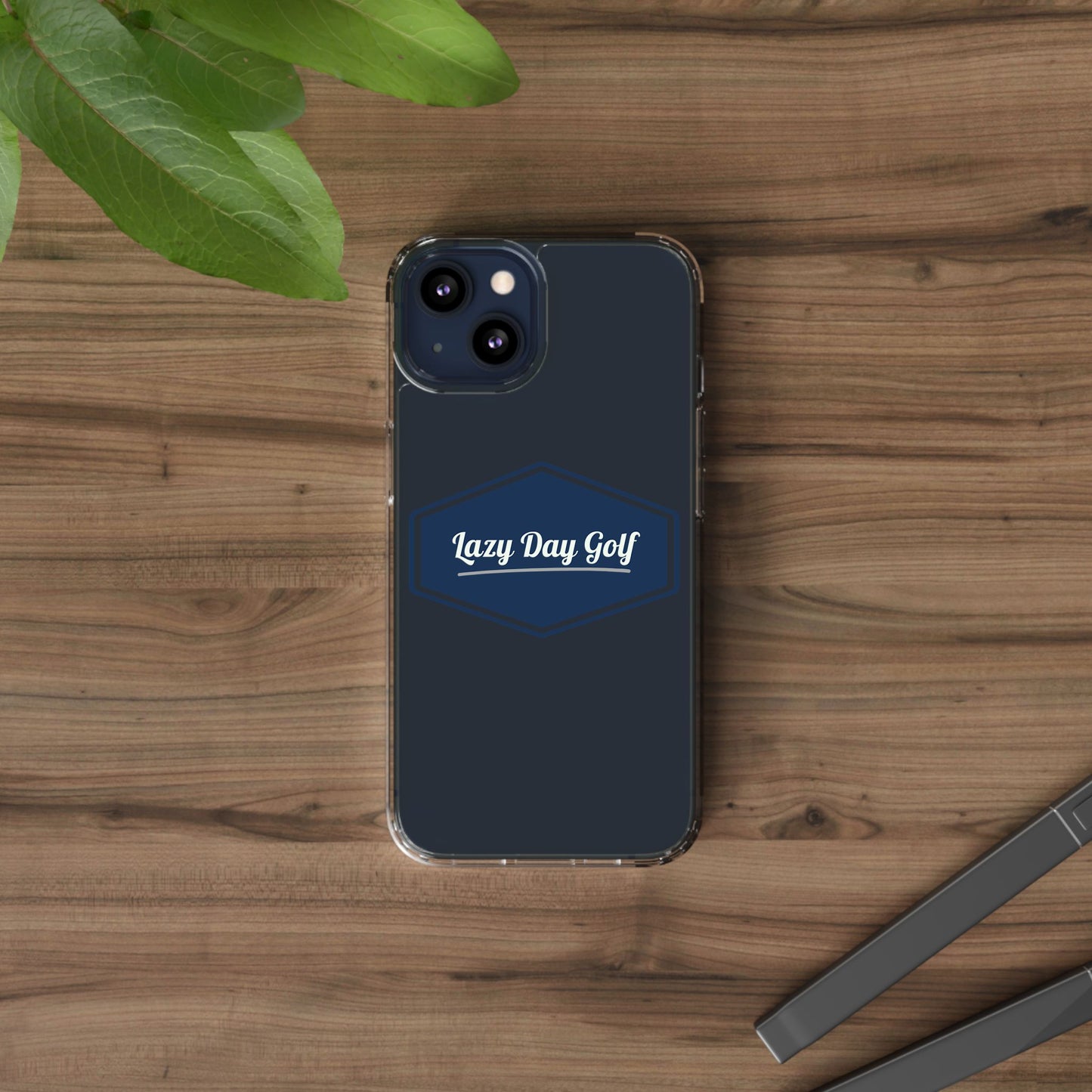 Lazy Day Golf Clear Phone Case - Durable, Stylish Protector for Golf Enthusiasts