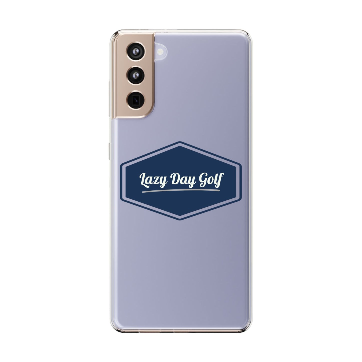 Lazy Day Golf Clear Phone Case - Durable, Stylish Protector for Golf Enthusiasts