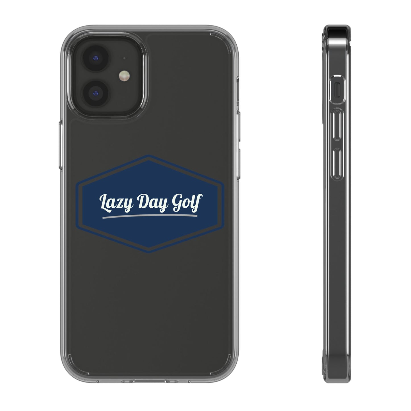 Lazy Day Golf Clear Phone Case - Durable, Stylish Protector for Golf Enthusiasts