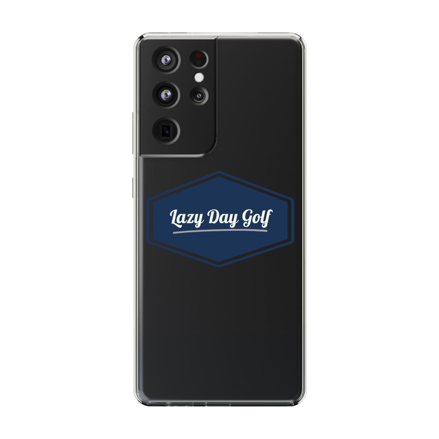 Lazy Day Golf Clear Phone Case - Durable, Stylish Protector for Golf Enthusiasts