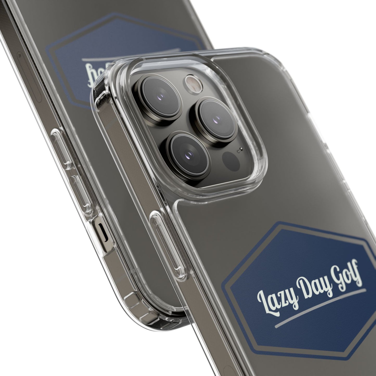 Lazy Day Golf Clear Phone Case - Durable, Stylish Protector for Golf Enthusiasts