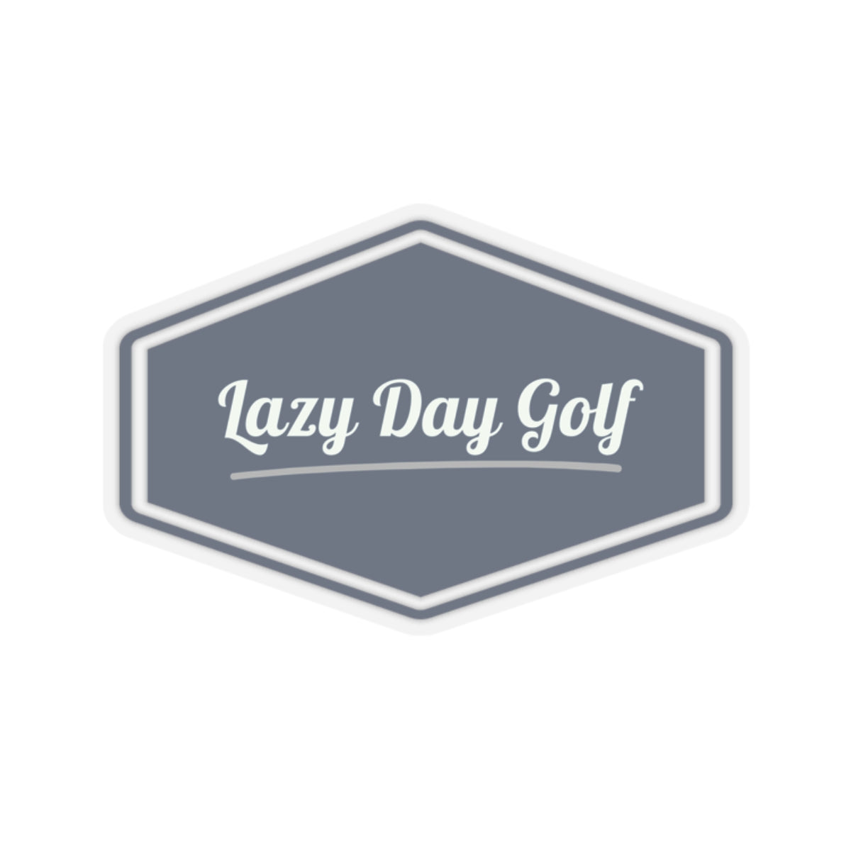 Lazy Day Golf Kiss-Cut Stickers | Perfect for Golf Lovers