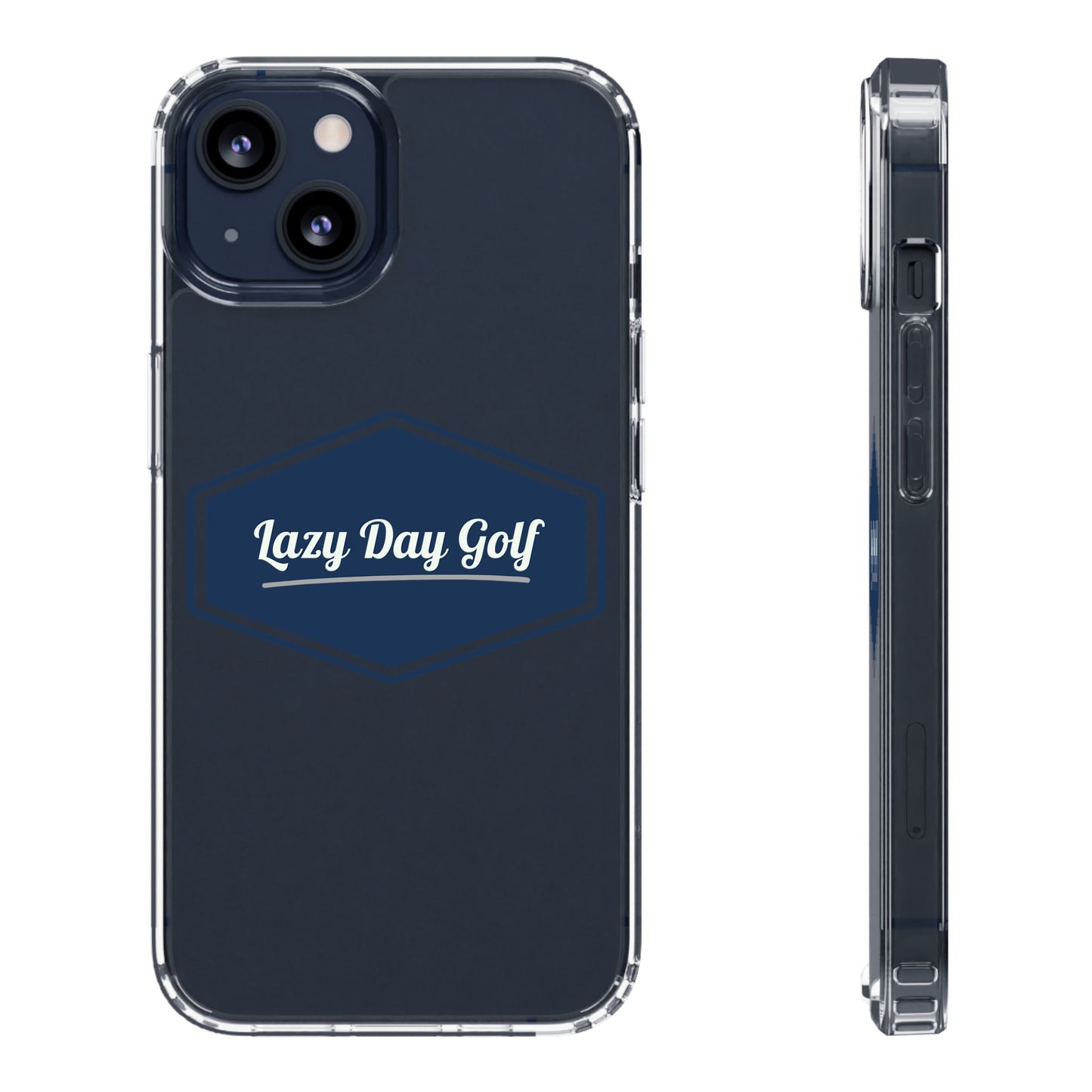 Lazy Day Golf Clear Phone Case - Durable, Stylish Protector for Golf Enthusiasts