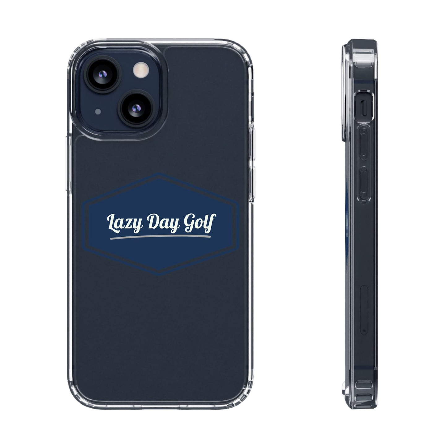 Lazy Day Golf Clear Phone Case - Durable, Stylish Protector for Golf Enthusiasts